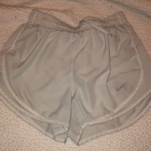 Light grey Nike shorts